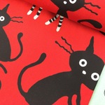 110×50★でかっ！！猫ちゃん★赤地