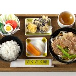 肉うどんセット①