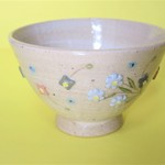 ケサランパサラン柄茶碗