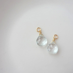 15％OFF！【14KGF】宝石質アクアマリンのピアスチャーム