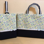 《higuchi70様オーダー品》花柄✕ネイビー♡ボーダー リボン【入園・入学】