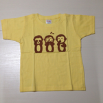 HANAHOJIRIZARU オリジナルＴシャツ (5.6oz) ライトイエロー A サイズ M