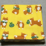来年の干支.犬.おむすび柄.ガーゼハンカチ