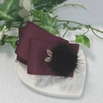 【送料込み】langue de chat ❇ fur&bijou アーチ型クリップ    