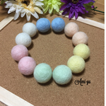 羊毛フェルトボール✴︎パステルカラー