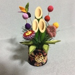 ちりめん細工・門松飾り
