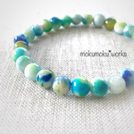 キャンディジェイド*6mm玉*ブレスレット パワーストーン  No.07