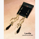 Laville Collection × ゴールドフープチェーンピアス