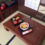 送料無料　年越し天ぷらそばと懐石お重のピアス