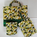 恐竜×迷彩　通園バック&上靴いれ&コップいれ