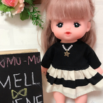 ☆メルちゃん 星の ボーダーワンピース