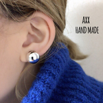 メタルボールピアス  14mm