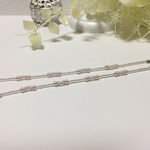 シンプルに可愛い♡ピンクパール【グラスコード／眼鏡チェーン】