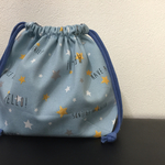星×英字柄巾着☆お弁当袋