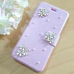 F15）iPhone★【再販！】お花たくさん！iPhoneケース