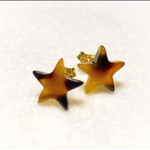14kgf☆星型べっこうピアス