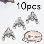 【300円均一】（10個）V字デザインコネクター（シルバー）