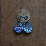 購買部202：シリウス金剛石の耳飾/水碧色（ピアス）
