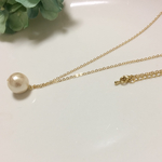 サージカルステンレス☆コットンパールロングネックレス送料無料になりました