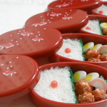 【再販2】唐揚げ弁当☆赤金魚☆ミニチュアフード