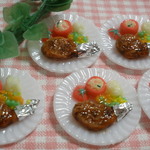 【再販】骨付きチキンプレート☆樹脂粘土　ミニチュアフード