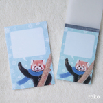 冬季限定☆レッサーパンダのメモパッド（ポストカード付）