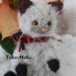 【Toko&Moko】テディベア　シャムネコ風にゃんこちゃん　
