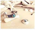 シルバーターコイズバングル💎