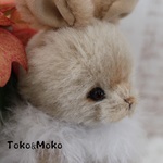 【Toko&Moko】テディベア　野うさぎちゃん　