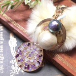 Key ring＊#4(ステンドグラス風アクセサリー キーホルダー)