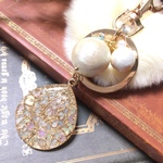 Key ring＊#6(ステンドグラス風アクセサリー キーホルダー)