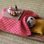 お正月限定♡やっぱり寝正月のパグこけし