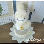 １点のみcrown雪だるまちゃん（gold）