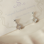 《Flower》ジルコニア シルバーピアス 