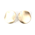 ERG-573-MG【2個入り】ウェーブディスクピアス,Wave Discs Brushed Texture Post 