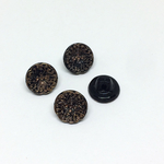 11mm 4個 ガラスボタン