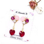 heart♡スワロ ピアス