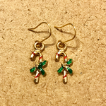 クリスマスステッキ*ピアス／イヤリング