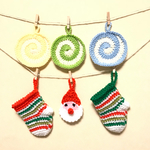 chibichbi-t様💝専用💛🎄クリスマスオーナメント🎄＆🍭アクリルたわし🍭