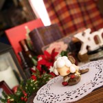 Xmasプレゼントヒツジのフィギュア♪
