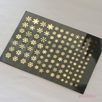 雪の結晶3　箔押し　レジン封入用フィルム