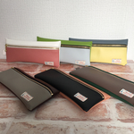 【SALE‼︎】合皮のスリムポーチ[1]♪マチなし＊ペンケース