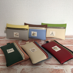 【SALE‼︎】合皮のぺたんこミニポーチ[1]♪マチなし＊カードケース