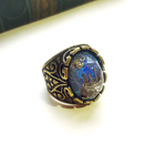 刻の石(瑠璃・金古美)