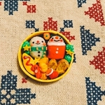 限定☺️雪だるまおにぎりのXmas弁当🎅💕2