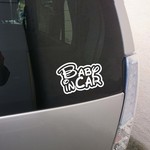 全色１６色　 ベビーインカーステッカー Baby in car sticker (sbic02)