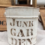 今季新作！ 人気のリメ缶 JUNKGARDENステンシル ホワイト(27)