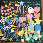 17 ありがとうset  アルバムカード作成に♡