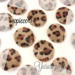 ヒョウ柄*ファーカボション