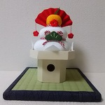ちりめん  鏡もち(手造り畳付き)